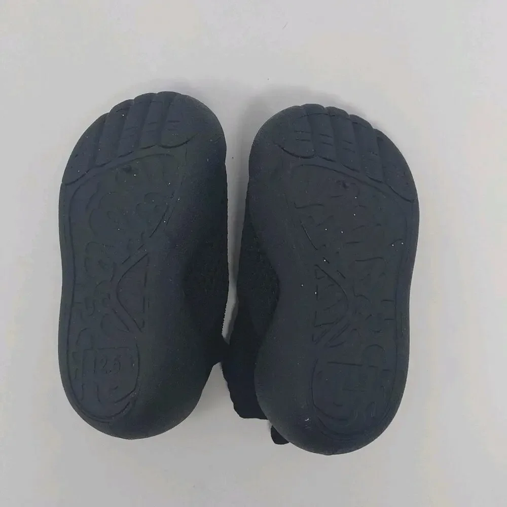 Toddler Water Shoes Aqua Socks Swim Beach Pool Slip On Black Size 12.5